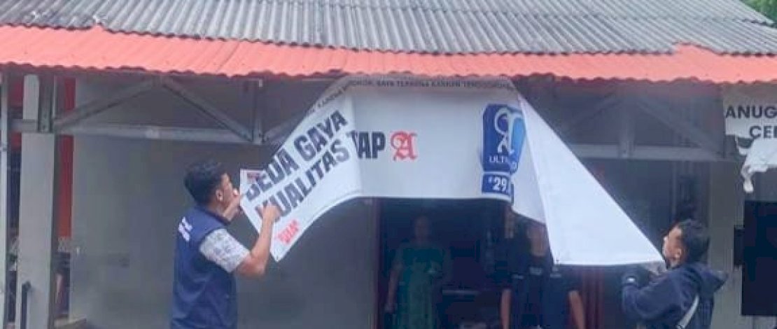 Badan Pengelolaan Keuangan dan Pendapatan Daerah (BPKPD) kembali melakukan penertiban objek pajak reklame, pada Rabu, 12 Juli 2023.