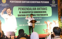 Berhasil Tangani Antraks, Mentan SYL Acungi Jempol Pemkab Gunungkidul