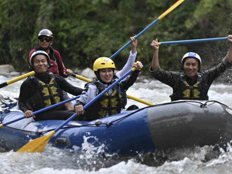 Pemkab Lutra Sukses Gelar Jamnas Arus Deras di Sungai Rongkong