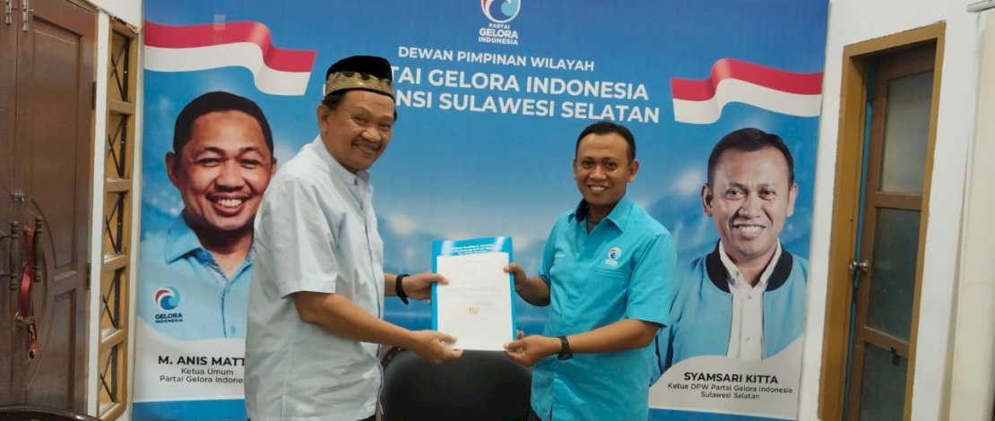 Hasan Hasyim, Tokoh Berpengaruh di Gowa Gabung Partai Gelora