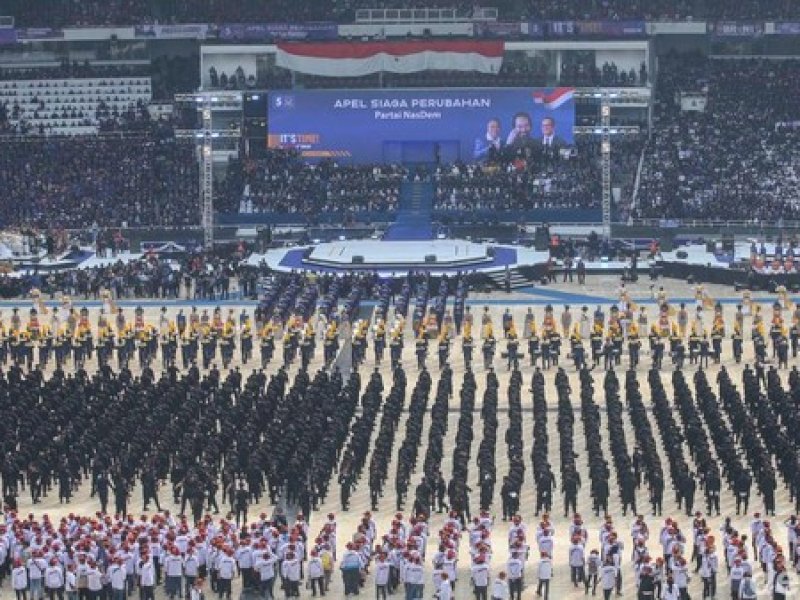 Stadion GBK jadi Saksi Bisu Partai-Partai Besar di Indonesia Unjuk Kekuatan 