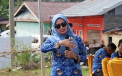 Bupati Indah Putri Indriani&nbsp;Apresiasi Kegiatan Bakti Sosial Perhiptani Luwu Utara dalam Penanaman Bibit Pohon