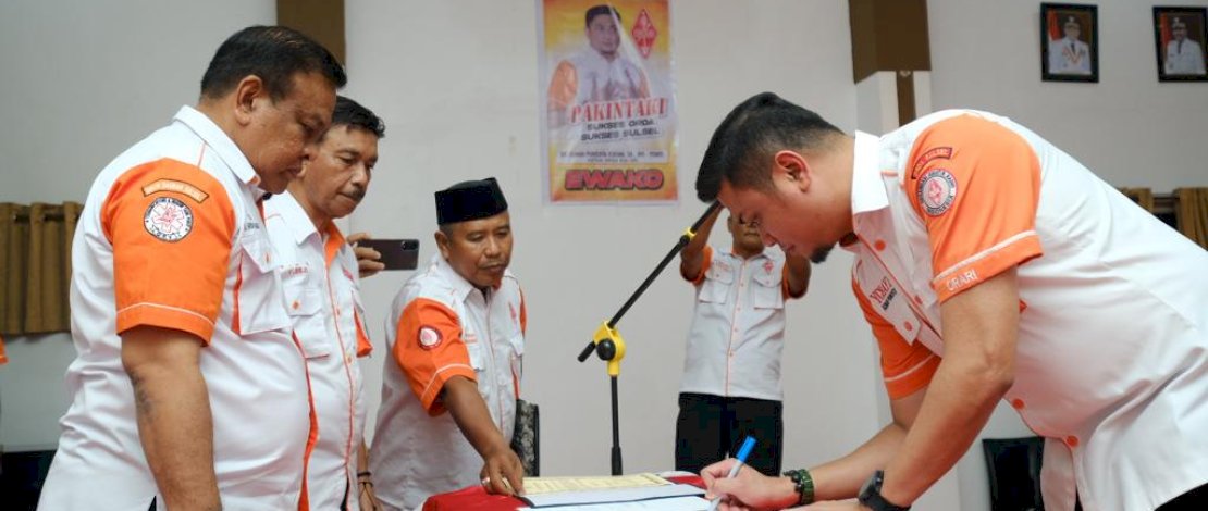 Bupati Gowa Kukuhkan Andi Fashar Padjalangi jadi Ketua Orari Bone