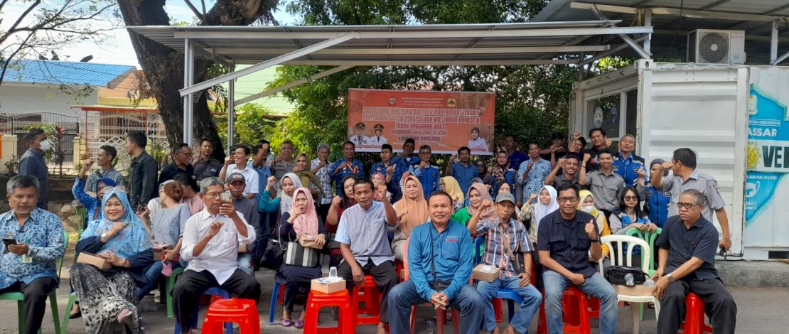 Dinas PU Makassar menggelar sosialisasi IPAL bagi Pejabat RT/RW di Kontainer Terpadu (konter) 