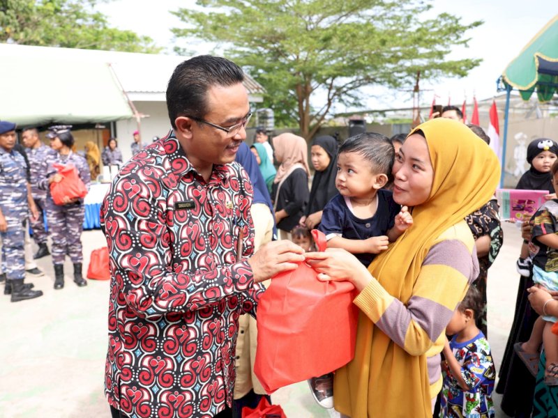 Kolaborasi dengan Perwakilan BKKBN Sulsel, Lantamal VI Makassar Upayakan Pencegahan Stunting