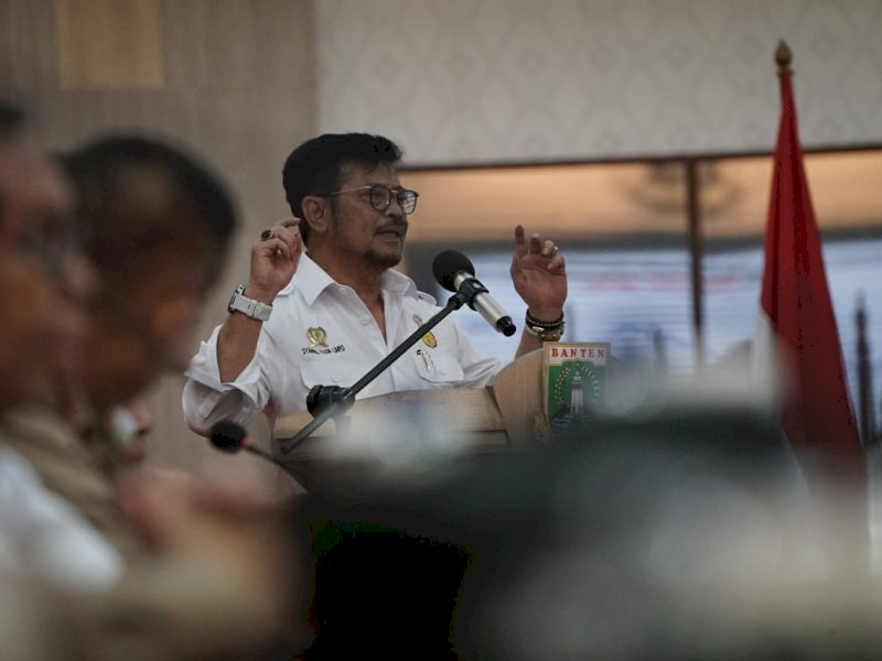 Antisipasi Dampak Fenomena Elnino, Mentan SYL Gelar Rakor di Tanah Jawara