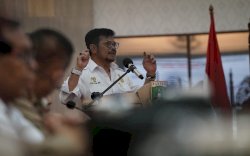 Antisipasi Dampak Fenomena Elnino, Mentan SYL Gelar Rakor di Tanah Jawara