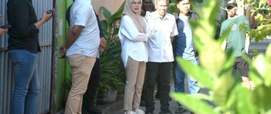 Anggota DPRD Makassar Budi Hastuti Kunjungi Longwis: Harus Ada Lampu Jalan