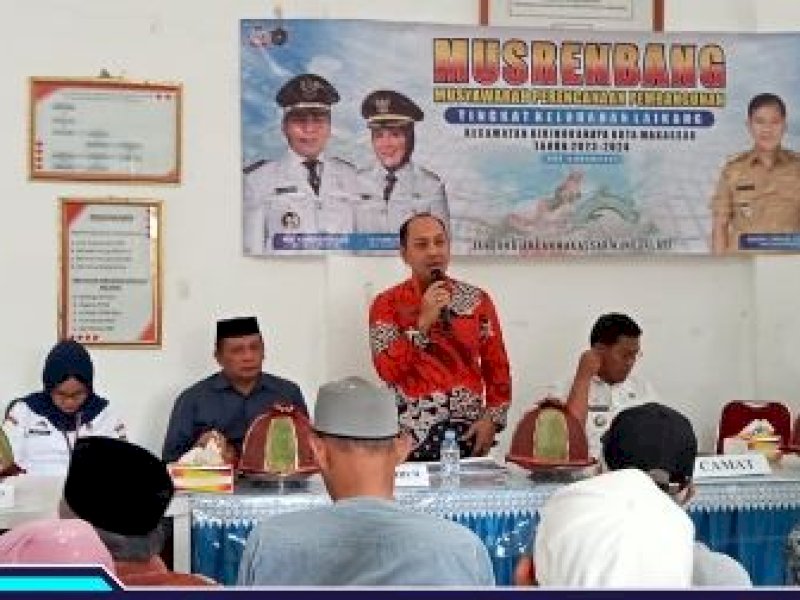 Bappeda Kota Makassar Gelar Musrenbang Tingkat Kelurahan di Kelurahan Laikang, Kecamatan Biringkanaya