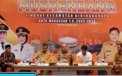 Bappeda Kota Makassar Gelar Musrenbang RKPD Tahun 2024 Tingkat Kecamatan Biringkanaya di Hotel Dalton