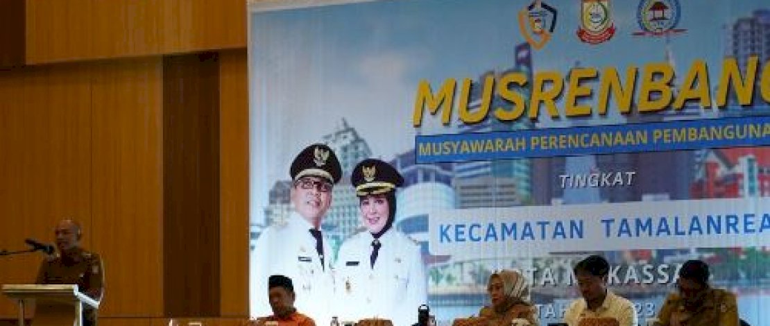 Bappeda Kota Makassar Gelar Musrenbang RKPD Tahun 2024 Tingkat Kecamatan Tamalanrea di Hotel Unhas