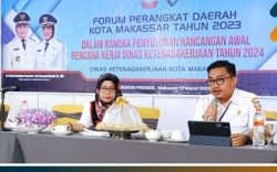 Kepala Bidang Ekonomi Bappeda Kota Makassar Hadiri Forum SKPD Dalam Penyusunan Rencana Kerja Dinas Ketenagakerjaan