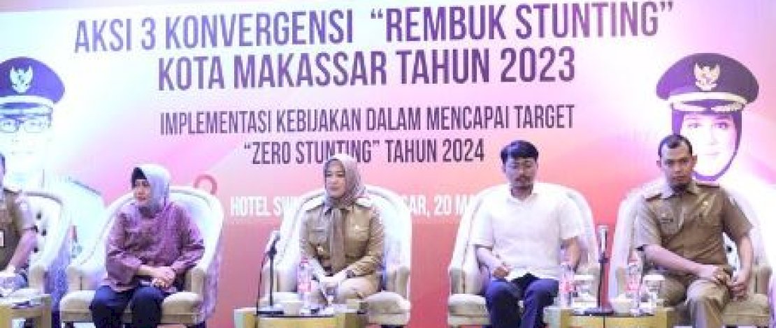Bappeda Kota Makassar Gelar Aksi 3 Konvergensi "Rembuk Stunting" untuk Capai Target Zero Stunting 2024