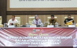 Ketua DPRD Makassar Rudianto Lallo dan Bupati Gowa Hadiri Talkshow Alumni di Fakultas Hukum Unhas