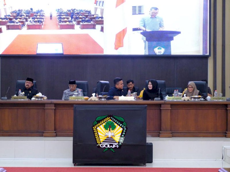 DPRD Gowa Setuju Ranperda Pertanggungjawaban APBD TA 2022 Dibahas