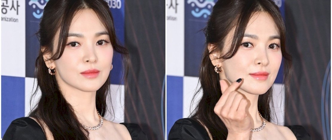 Song Hye Kyo meraihpenghargaan  Blue Dragon Series Awards 