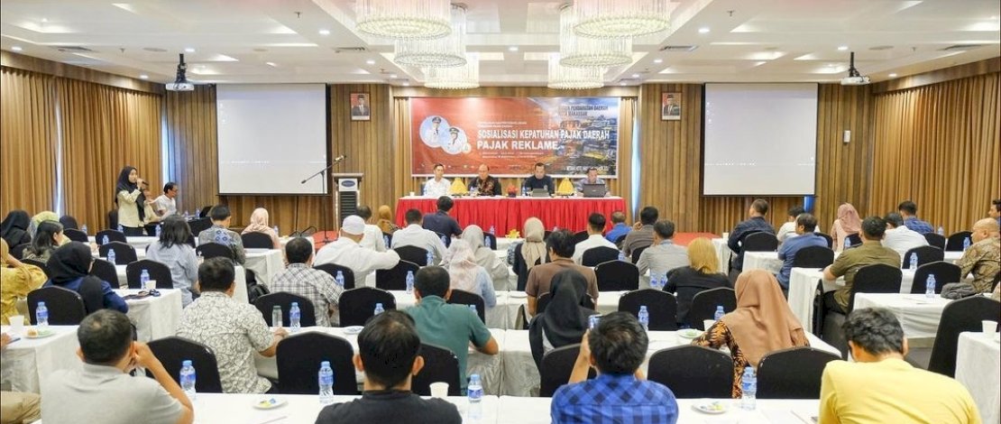Tingkatkan PAD, Bapenda Makassar Gelar Sosialisasi Wajib Pajak Reklame dan Parkir 