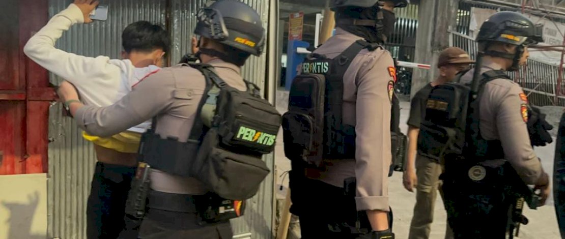 Hendak serang penjenguk di RS Labuang Baji, tiga pria bersenjata diringkus Polisi