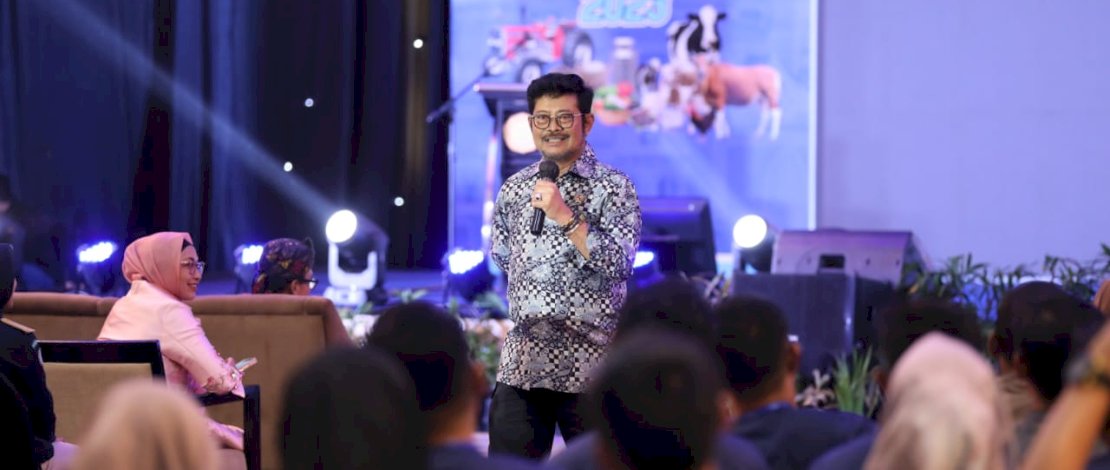 Mentan SYL saat menghadiri Sarasehan Petani Milenial Lokal Champion 2023 di Makassar, Sulawesi Selatan, Jumat, 21 Juli 2023. Mentan SYL saat menghadiri Sarasehan Petani Milenial Lokal Champion 2023 di Makassar, Sulawesi Selatan, Jumat, 21 Juli 2023.
