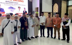 Tiba di Tanah Air, Pj Bupati Jemput Jemaah Haji Takalar di Asrama Sudiang 