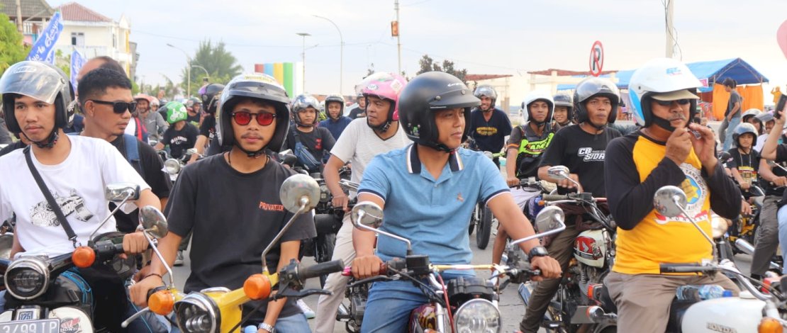 Event Motor Wisata Klasik 2023 di Taman Pusaka Benteng, Sabtu, 22 Juli 2023.
