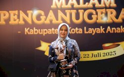 Terima Langsung Penghargaan KLA, Wawali Makassar Harap Tahun Depan Raih Kategori Utama