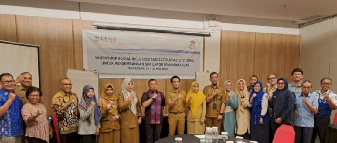 Kepala Bappeda Buka Kegiatan Whorkshop SIPA Kerjasama USAID IUWASH TANGGUH dan Pemkot Makassar