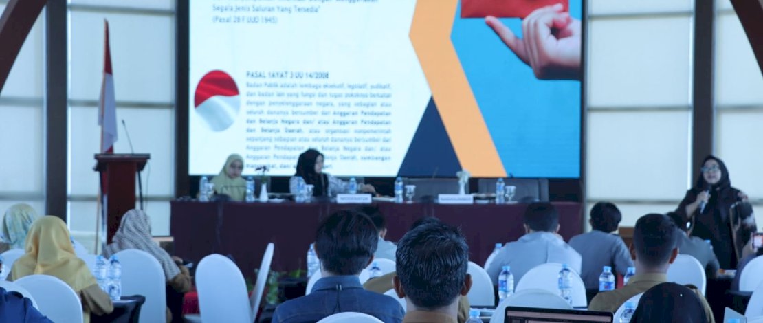 Dinas Kominfo Kota Makassar melalui bidang Informasi Komunikasi Publik (IKP) menggelar Peningkatan Kapasitas Informasi Publik, Bimbingan Teknis (Bimtek), Pejabat Pengelola Informasi dan Dokumentasi  (PPID).