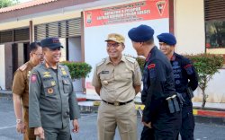 Pemkot Makassar Gandeng Brimob Polda Sulsel Kembangkan Kapasitas Personel Satpol PP