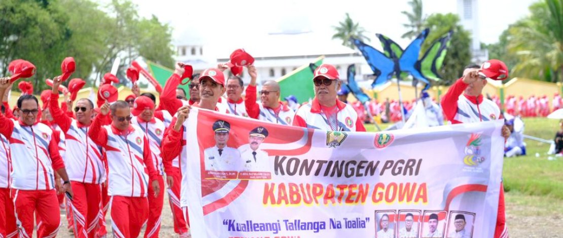 Wabub Target Gowa Masuk Tiga Besar Pada Porseni PGRI di Soppeng Wabub Target Gowa Masuk Tiga Besar Pada Porseni PGRI di Soppeng