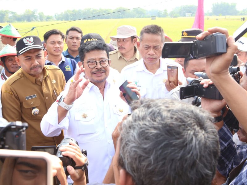 Di Kabupaten Ngawi, Mentan Syahrul Persiapkan Kawasan Penyangga El Nino