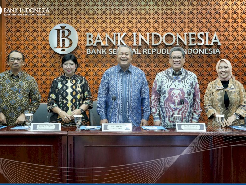 Perry Warjiyo Lantik Enam Pemimpin Baru di Bank Indonesia