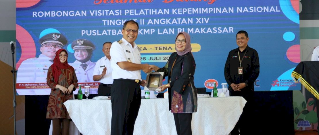 Wali Kota Moh Ramdhan Pomanto menerima langsung para peserta PKN Tingkat II Angkatan XIV LAN di Kampung Tokka Tena Rata, Rabu, 26 Juli 2023.
