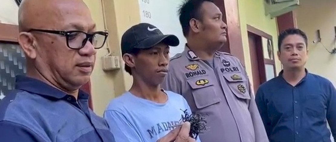 Pelaku pembusuran terhadap warga karena tidak terima adiknya ditegur saat balapan , kini diamankan pihak kepolisian