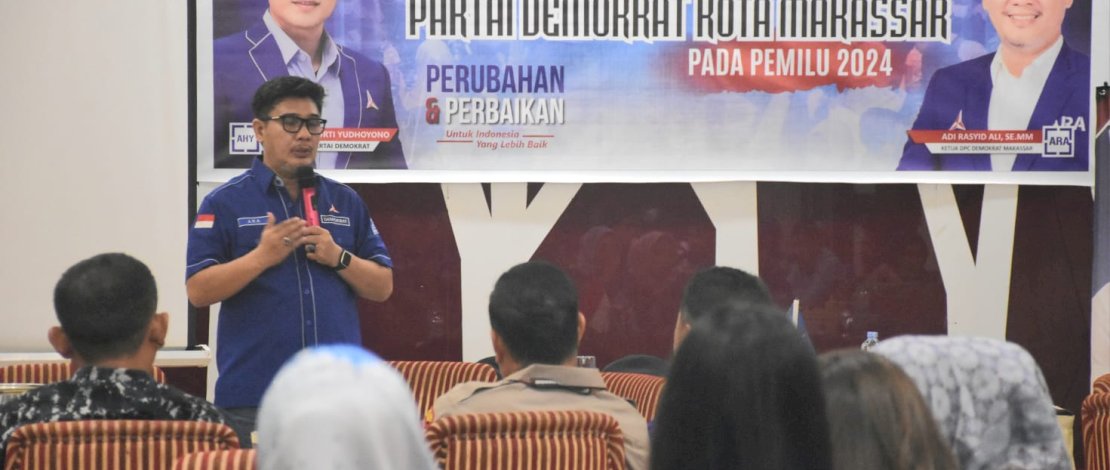Partai Demokrat Kota Makassar menggelar Konsolidasi Bakal Calon Legislatif (Bacaleg) Pemilihan Umum (Pemilu) 2024 di Hotel Claro, Rabu, 26 Juli 2023. Partai Demokrat Kota Makassar menggelar Konsolidasi Bakal Calon Legislatif (Bacaleg) Pemilihan Umum (Pemilu) 2024 di Hotel Claro, Rabu, 26 Juli 2023.