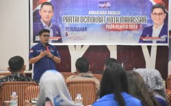 Konsolidasi Bacaleg, Demokrat Makassar Dukung Kamtibmas Kondusif di Pemilu