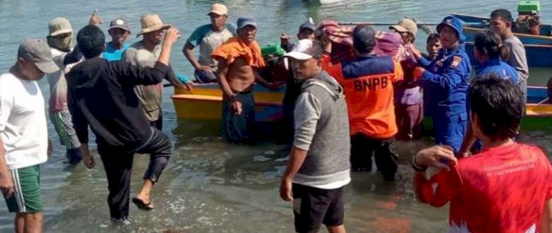 Suasana pencarian korban Nasaruddin.