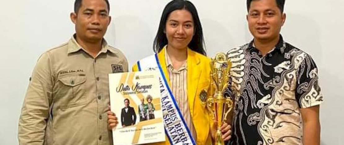 Karnita Ratu Sarungu, mahasiswa asal Lutra yang terpilih sebagai Duta Kampus Berbakat Sulsel 2023