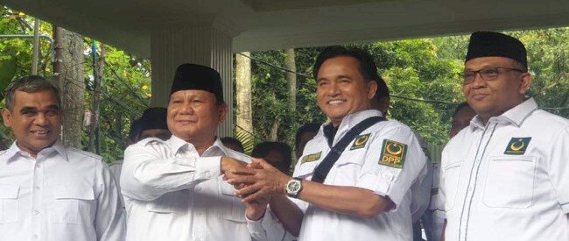 Bulan dan Bintang Bersatu: PBB Resmi Jadi Pendukung Utama Prabowo di Pilpres 2024 Bulan dan Bintang Bersatu: PBB Resmi Jadi Pendukung Utama Prabowo di Pilpres 2024