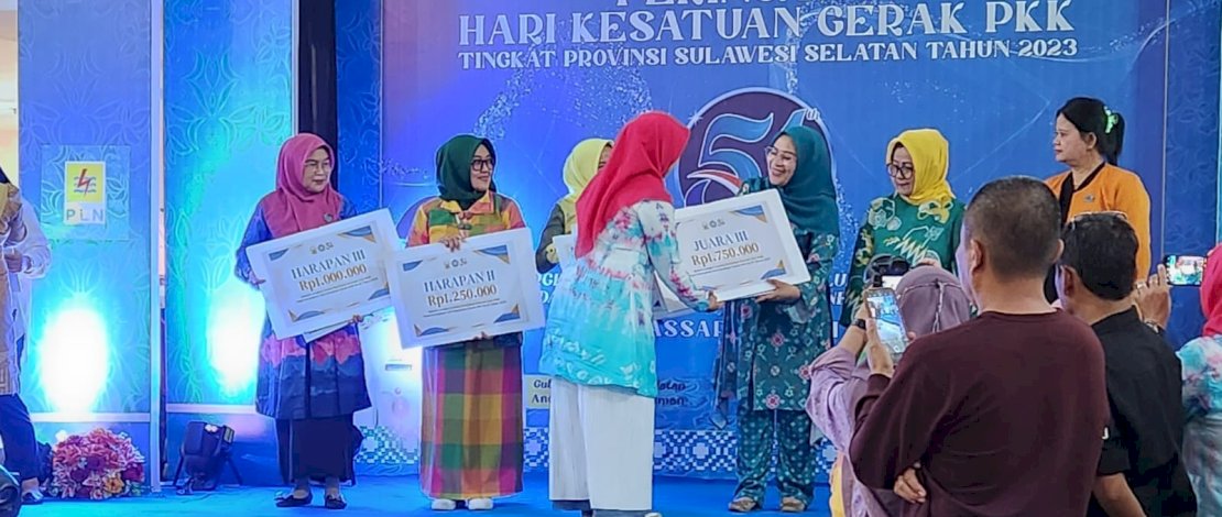 PKK Gowa Raih Terbaik Ke-3 Kategori Rumah Gizi SMEP Tingkat Provinsi