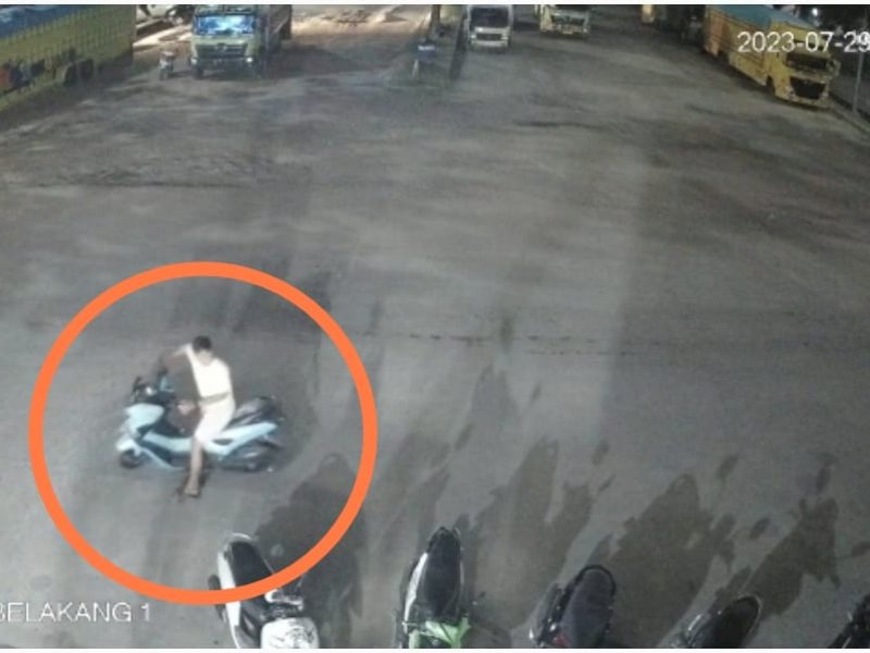Pelaku Curanmor Pesan Makanan Sebelum Gasak Motor Korban