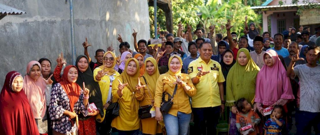 Kedatangan Lukman B Kady mendapat sambutan luar biasa dari warga Kabupaten Takalar.