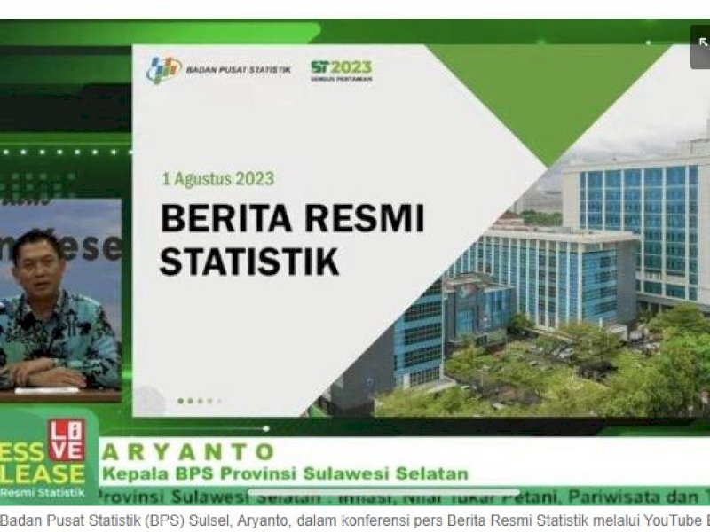 Inflasi Sulsel Capai 3,34 Persen pada Juli 2023, Lebih Tinggi dari Nasional