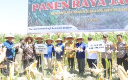 Panen Raya Sekolah Lapang Iklim (SLI) Dukung Ketahanan Pangan di Takalar