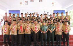 Kajari Lepas Kontingen Peserta Rainas XII Kwarcab Kepulauan Selayar 