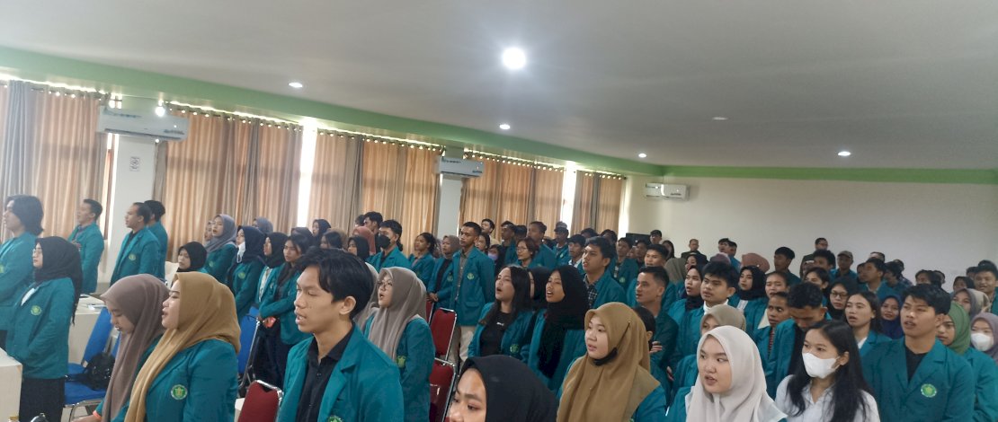 Upacara pelepasan peserta KKN tematik BUMDes STIE AMKOP, Sabtu (5/8/2023)