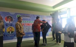 Jemput Langsung Peserta KKN, Bupati Barru Suardi Saleh:STIE AMKOP Bisa Bangun Ekonomi Desa