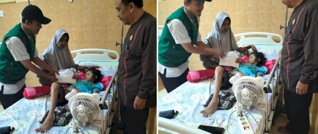 Baznas Kabupaten Kepulauan Selayar berhasil mengumpulkan uang sebesar Rp17 juta melalui open donasi, untuk membantu pengobatan Dewi Suharnita (10) yang akan dirujuk ke RS Wahidin Makassar.
