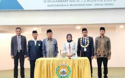 Gubernur Andi Sudirman Beri Ucapan Selamat Atas Pelantikan Rektor UIM Prof KH Muammar Muhammad Bakry