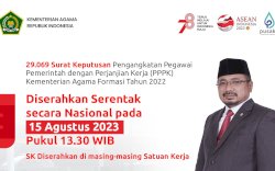 Kabar Gembira untuk PPPK 2022, Kemenag Bakal Lakukan Penyerahan SK Serentak ,Catat Jadwalnya!
